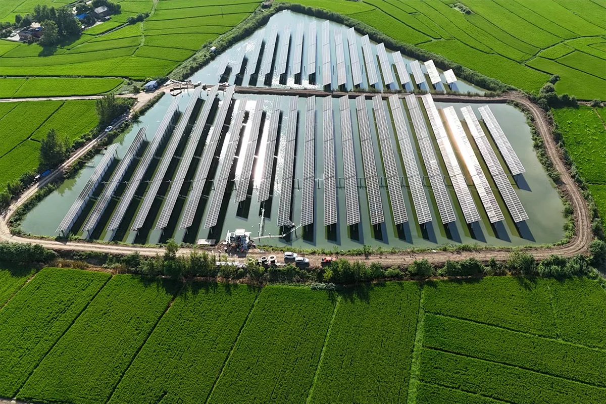 64.4mw龙源天长大通渔光互补光伏发电项目