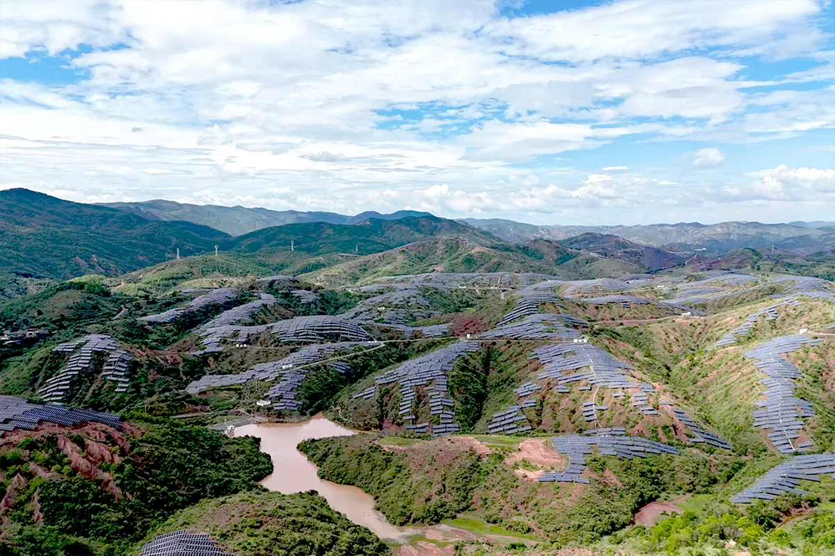 140mw国家电投云南省楚雄州双柏县白玉村光伏项目