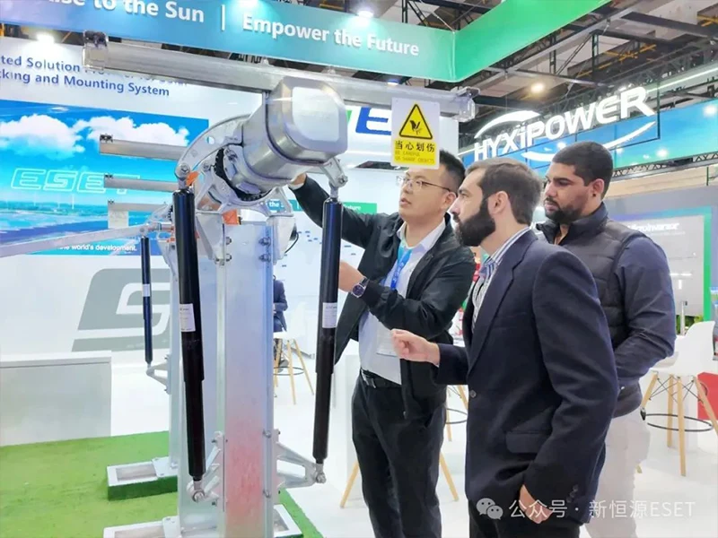 闪耀南美丨新恒源携跟踪支架亮相巴西圣保罗太阳能盛会