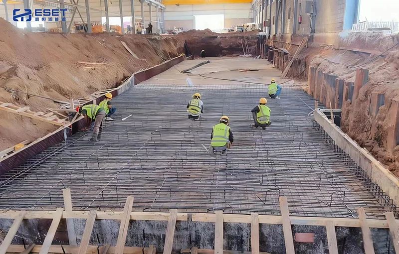 现场直击丨新恒源能源沙特制造基地一期项目建设纪实