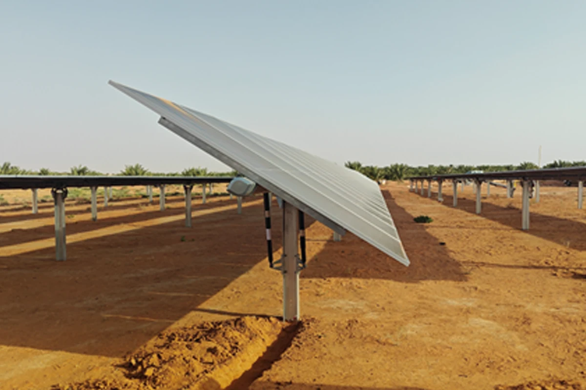 沙特587MW跟踪支架项目