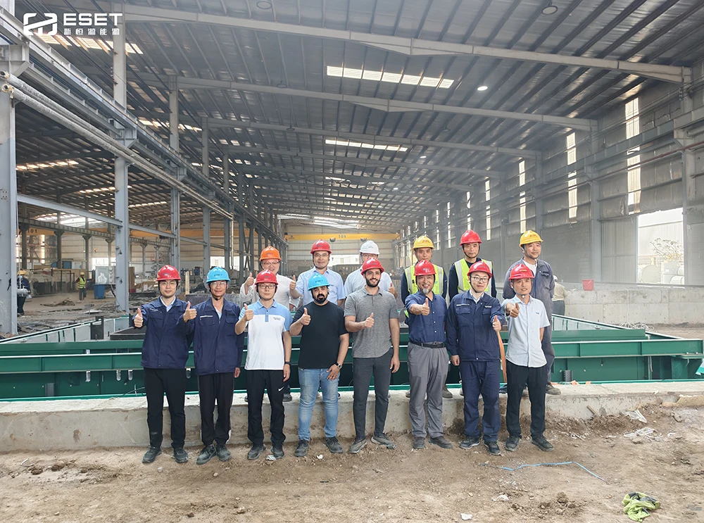 进度加速丨新恒源能源沙特制造基地一期完成锌锅定位