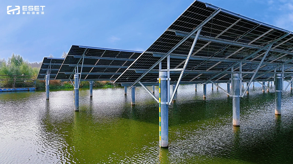 68MW Project in Peixian, Jiangsu: A New Vision of Fishery-Solar Complementary Symbiosis in Subsidence Areas